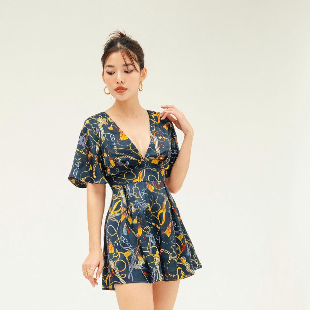 MACHNHADUONG - Jumpsuit Lụa Hoa Nhí - Divi Jumpsuit