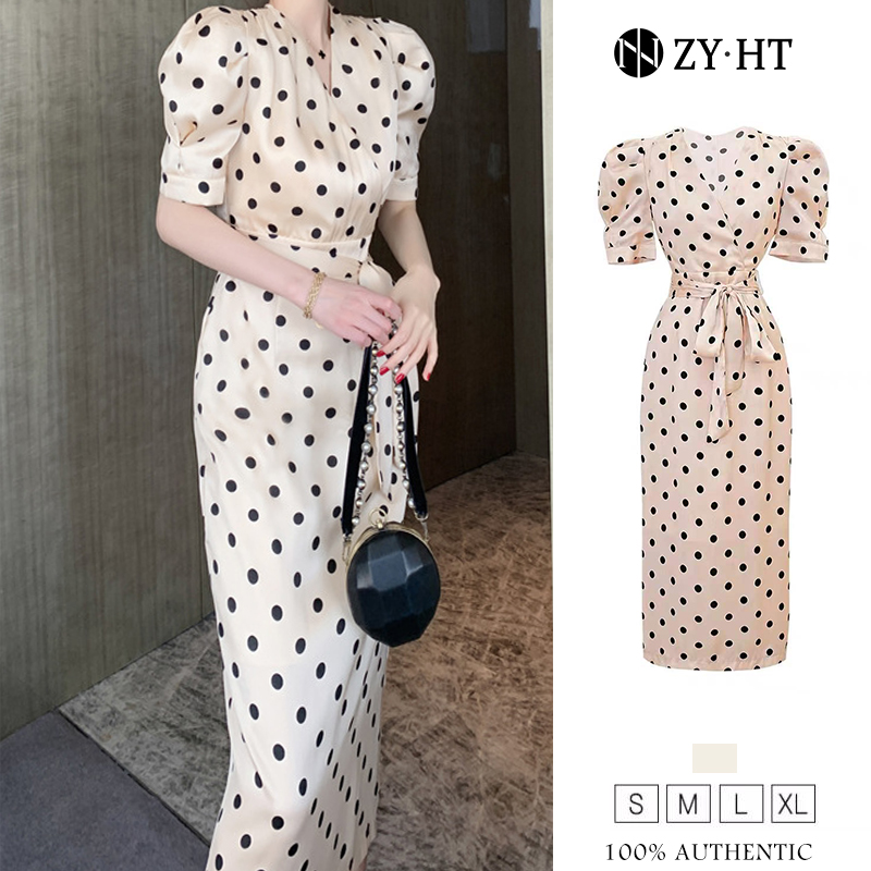 ZYHT Đầm váy đầm quả mơ đầm xoè đầm thời trang đầm thanh lịch đầm đẹp đầm công chúa đầm dáng ôm đầm đi biển đầm cổ chữ v eravogue 3980
