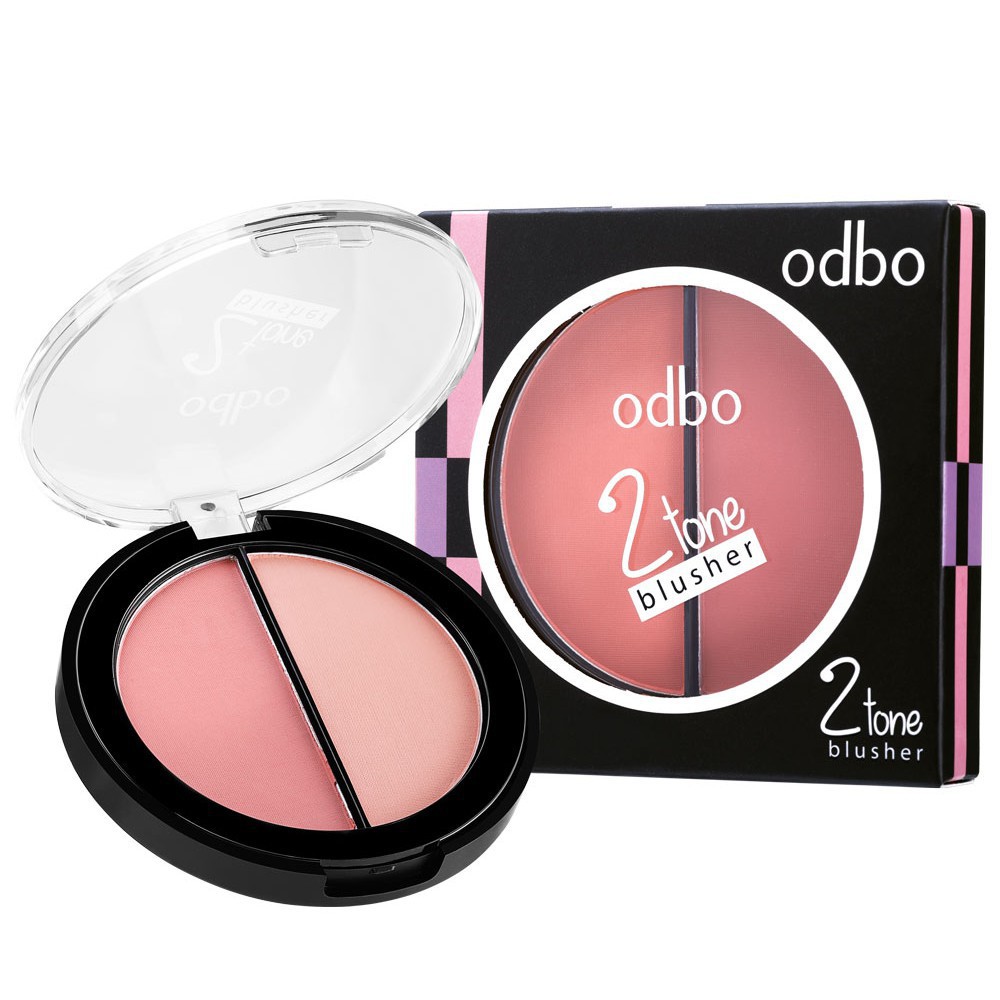 [HCM]Phấn Má Hồng Odbo 2 Tone Blusher OD182 Thái Lan