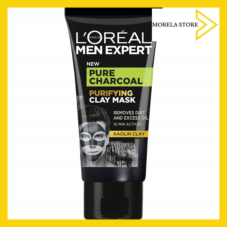 [HCM]Mặt nạ đất sét than đá LOreal Men Expert Pure Charcoal Purifying Clay Mask 50ml