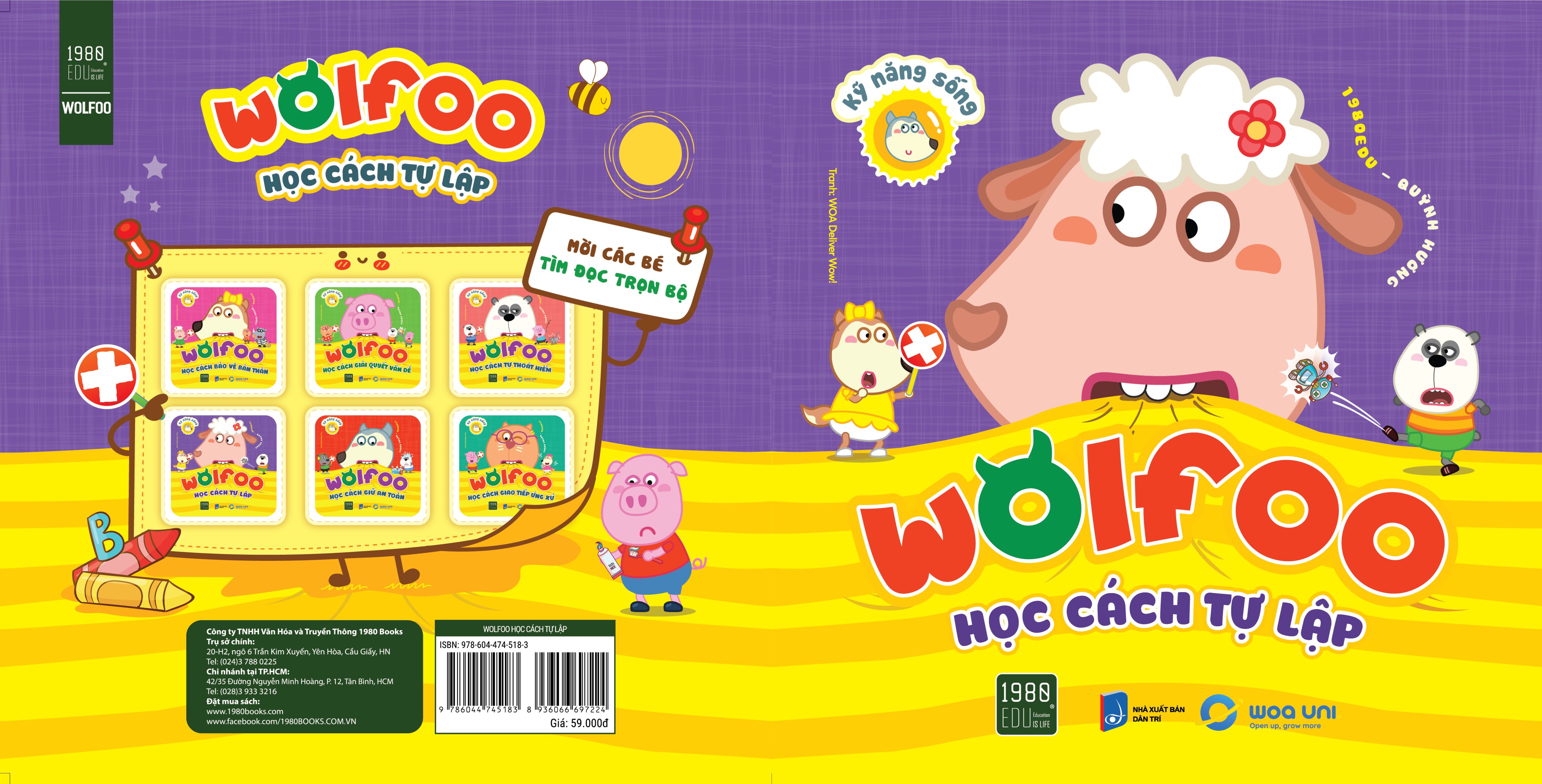 Sách - Wolfoo Học Cách Tự Lập