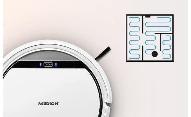 (Hàng Đức) Robot hút bụi lau nhà medion MD19510
