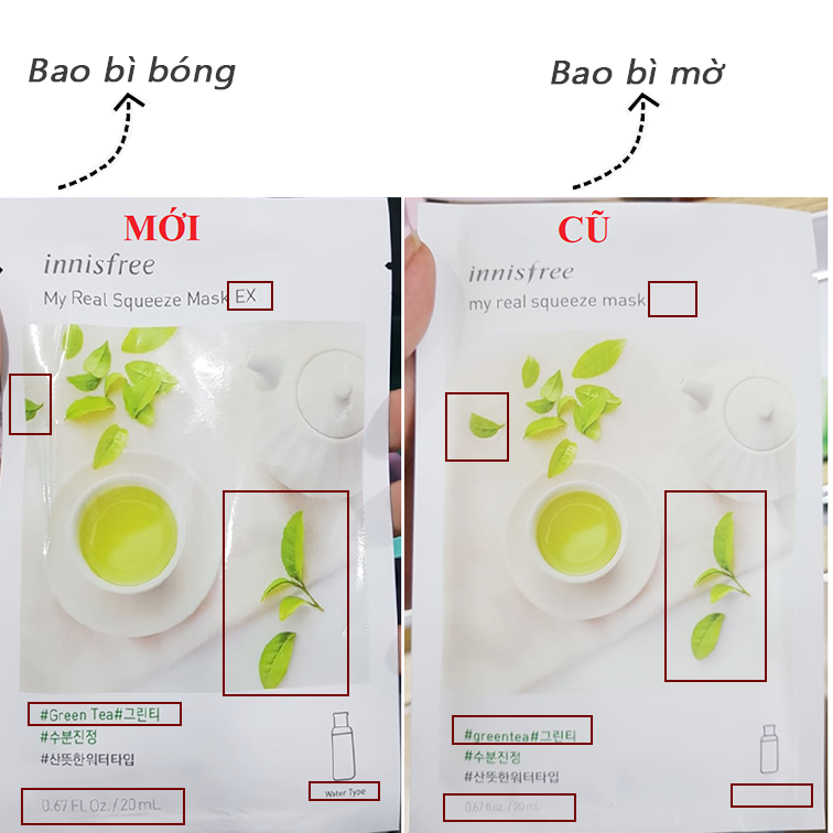 [HCM]Mặt nạ Innisfree My Real Squeeze Mask