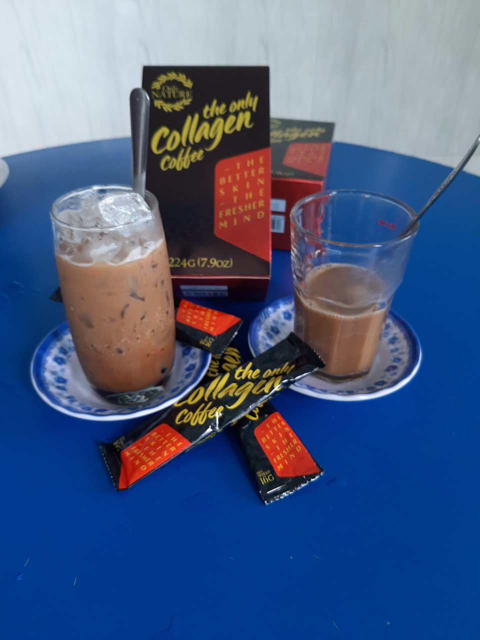 [Hcm]Only Nature Queenfood Collagen Coffee (2 Boxes - 14 Small Bags/Box)