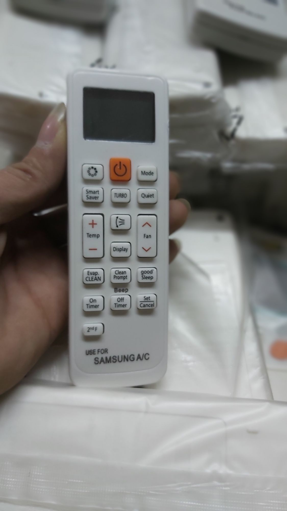 khiển điều hòa sam sung nút cam