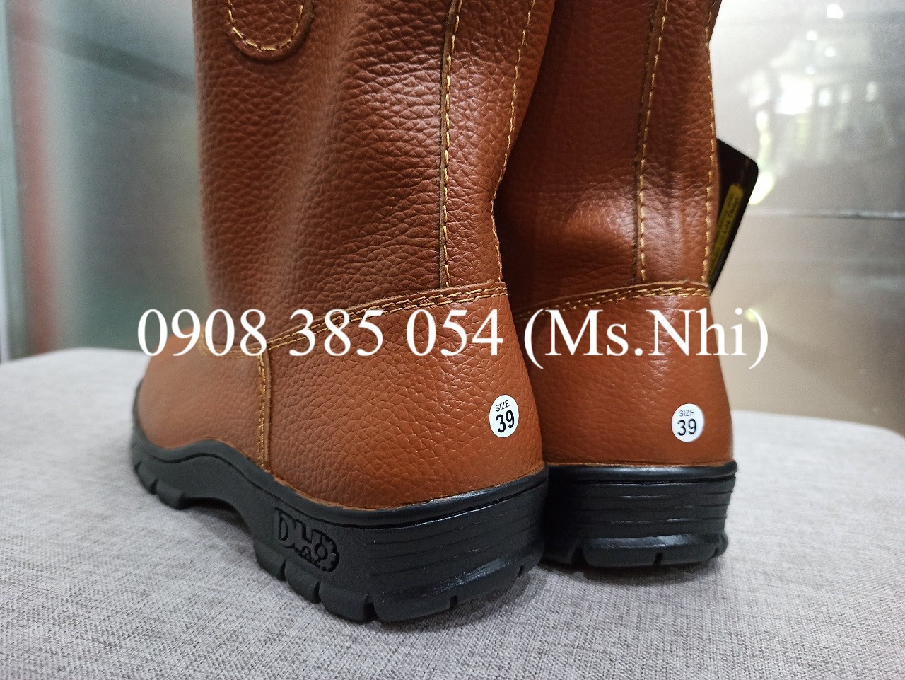 Ủng da bảo hộ lao động chính hãng DH Group