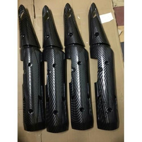 Bộ ốp pô Cacbon Exciter 150 - Vindecal BD