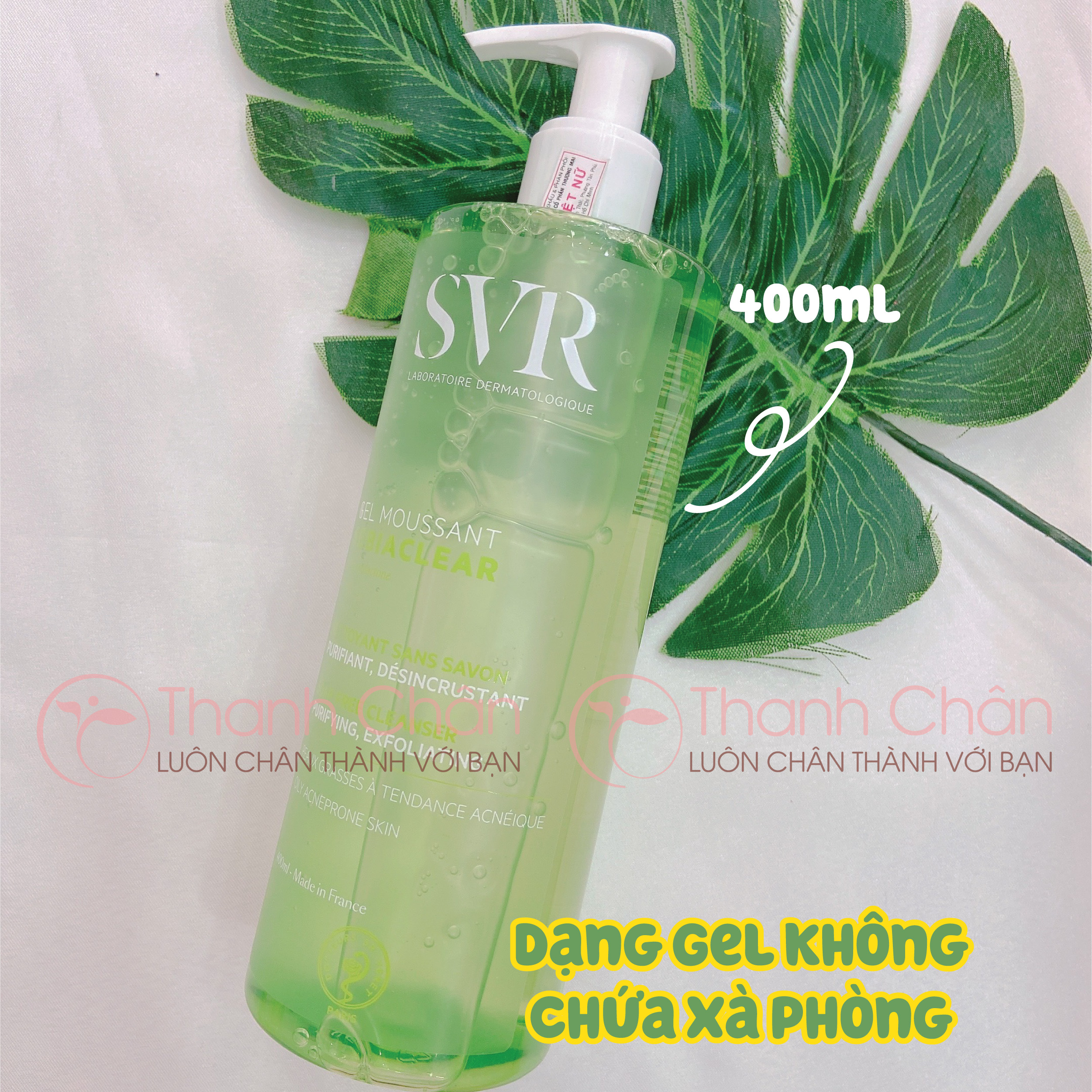 Gel rửa mặt SVR SEBIACLEAR Gel Moussant