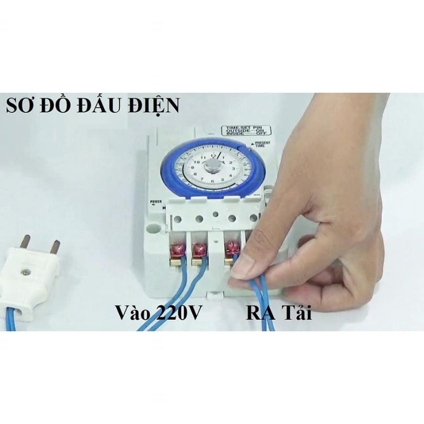 Timer Camsco 24h (Rơ le thời gian 24h camsco)