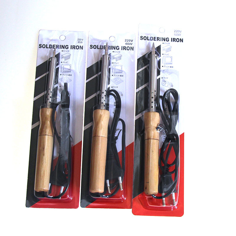 Mỏ hàn chì cán gỗ 200V Công Suất 60w, 80w 100W -HTB