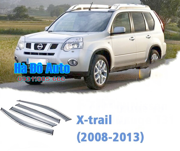 Vè Mưa Xtrail 2007 2008 2009 2010 2011 2012 2013 - Bộ Vè Che Mưa Nissan Xtrail 2007/2013