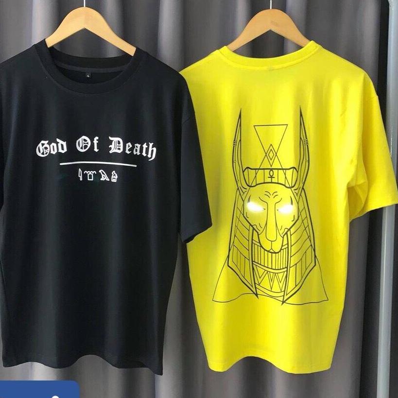 ÁO THUN NAM NỮ UNISEX THẦN BÓNG ĐÊM PHẢN QUANG FORM RỘNG TAY LỠ HOT TREND MẠNH MẼ SÀNH ĐIỆU VẢI DÀY MIN - DUBAI FASHION