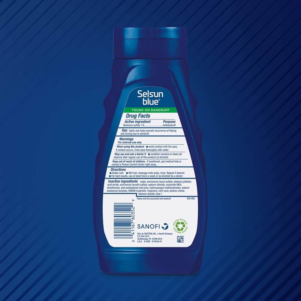 [HCM]Dầu gội ngăn gàu Selsun Blue Moisturizing Maximum Strength 325ml