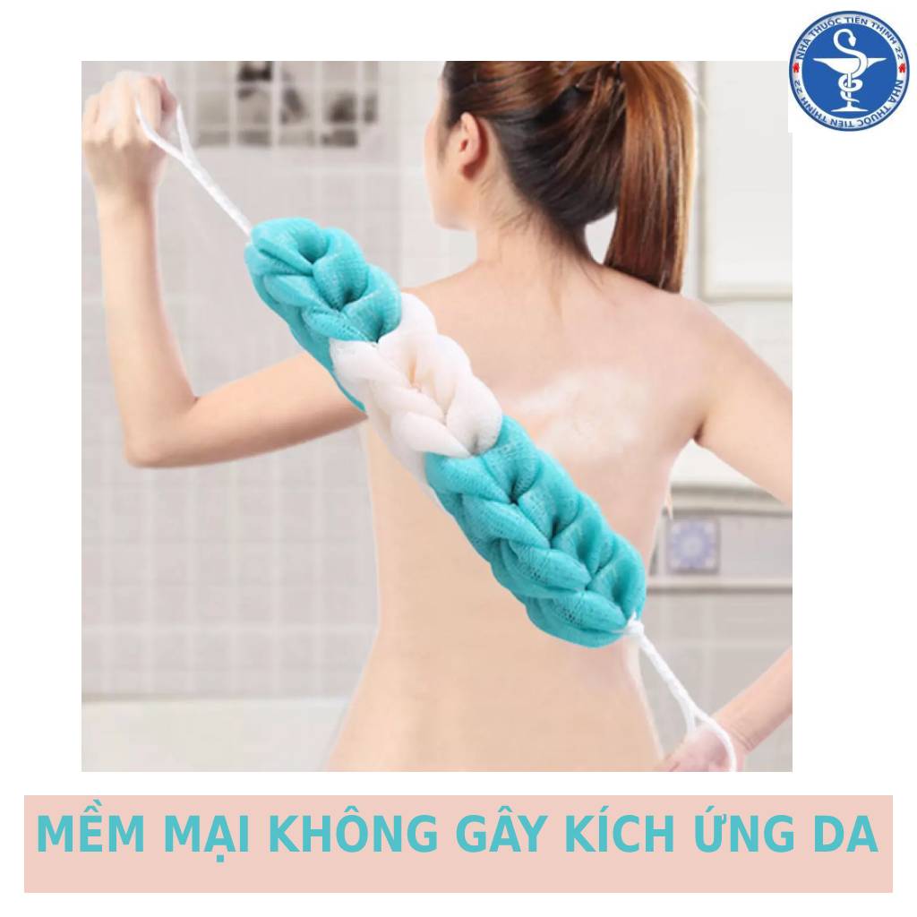 [HCM]BÔNG TẮM LƯỚI DÀI CO GIẢN CAO CẤP