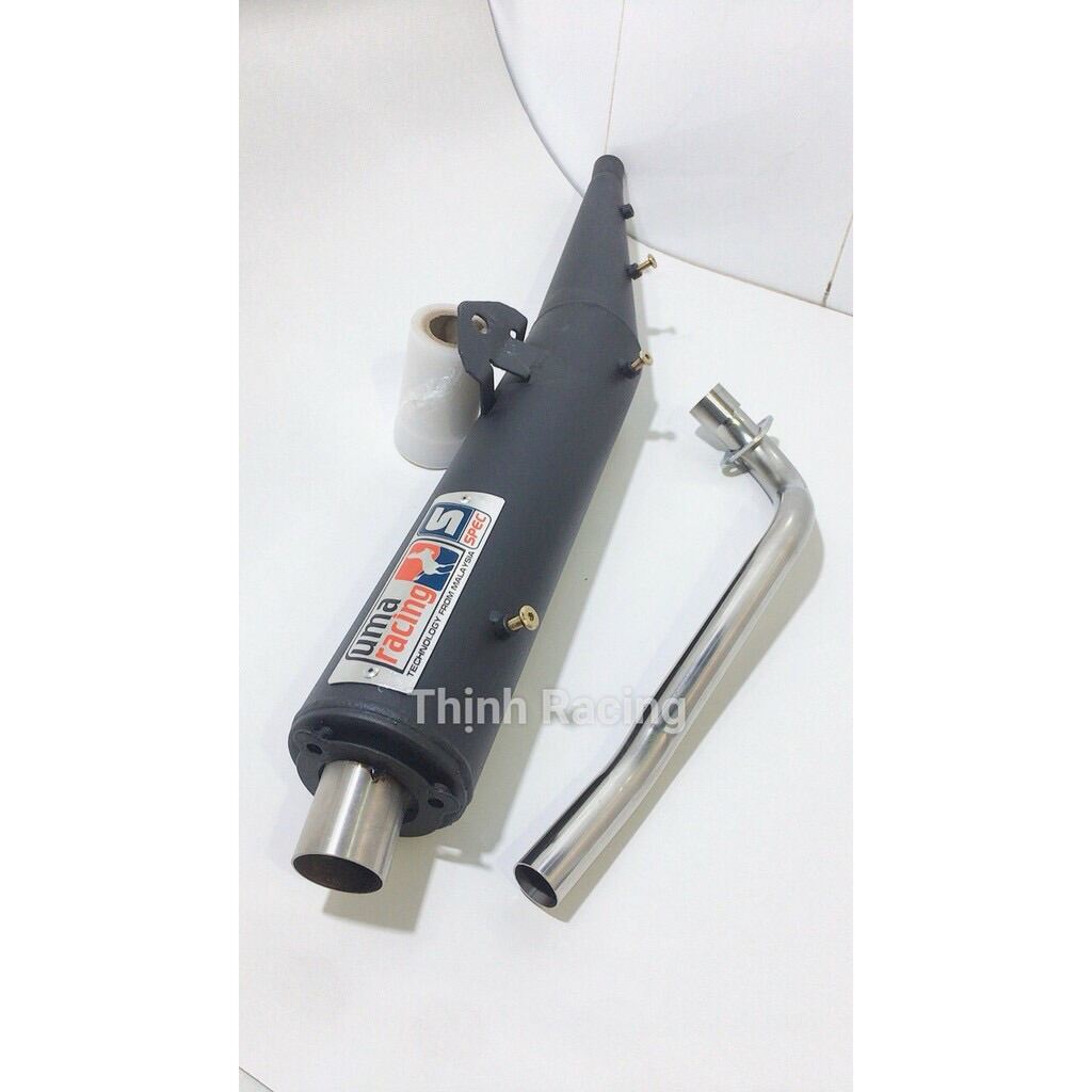 Pô Uma đích chu inox kiểu Thái lan gắn Wave s110, Wave A đời mới, Wave RSX, Wave Blade âm thanh trầm ấm cực hay