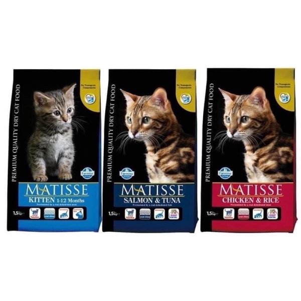 ∋ Thức ăn cho mèo - Hạt Matisse Kitten Cá Hồi Gà