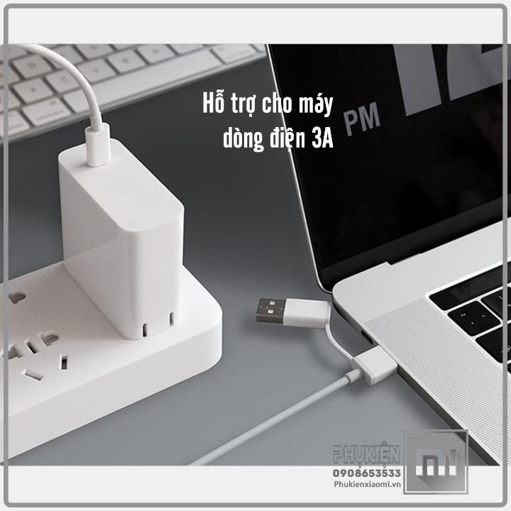 Cáp ZMI 2 trong 1, Type-C to Type-C & USB-A , AL311 (1met)