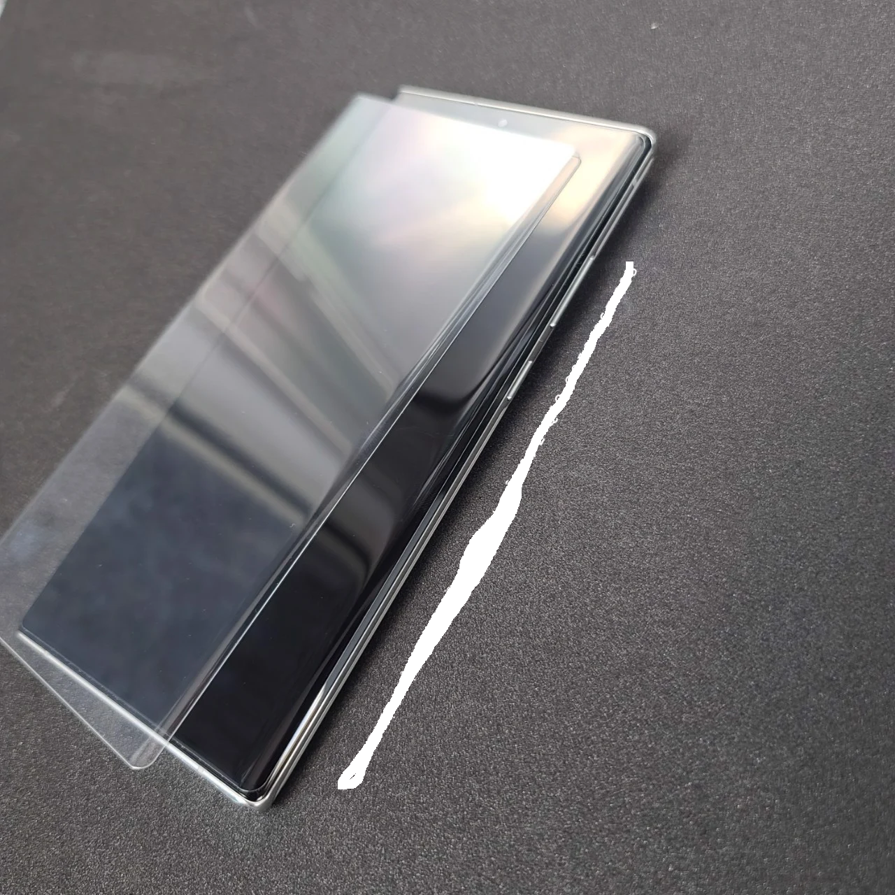 Kính cường lực trong suốt Full màn hình Full keo UV cho điện thoại Samsung Galaxy Note 20, Note 20 Ultra