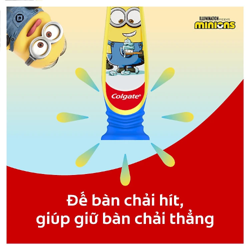 Bàn chải đánh răng Colgate Minion dành cho bé từ 2 - 5 tuổi