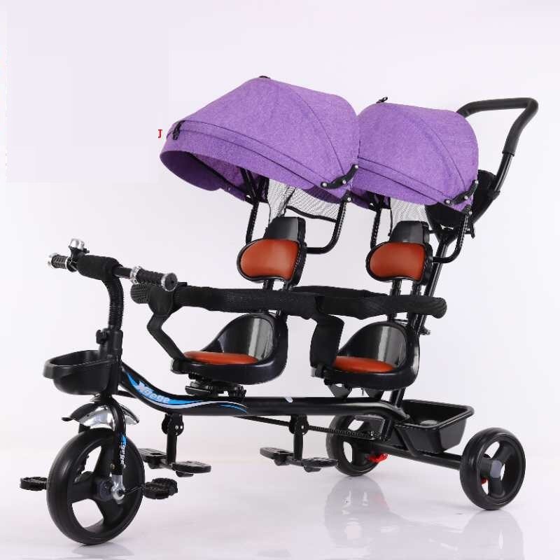 XE ĐẨY  ĐÔI 380 MÀU GHI CHO BÉ