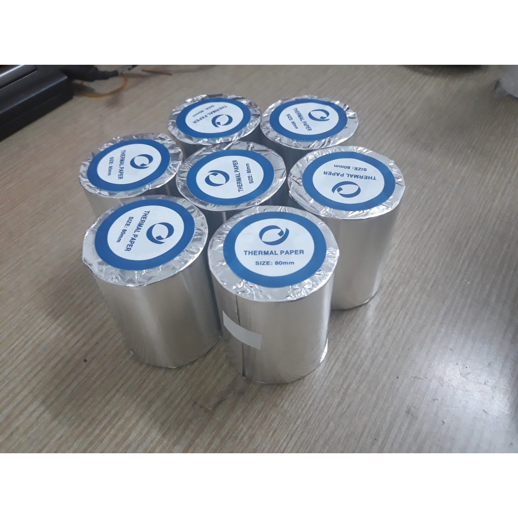 Thùng 50 Cuộn Giấy in bill Giấy in nhiệt Giấy in hóa đơn K57x45mm