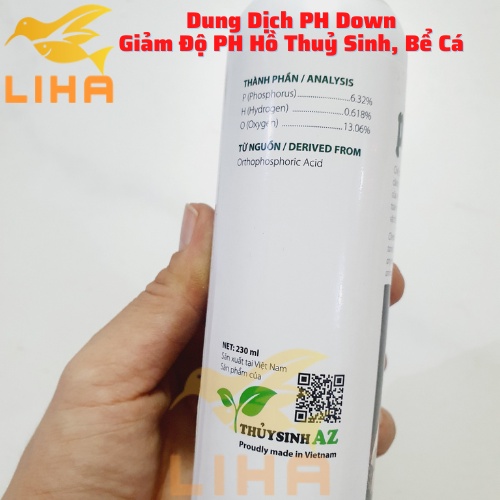 Dung Dịch pH Down - Giảm Độ pH Cho Hồ Thuỷ Sinh, Cá Cảnh