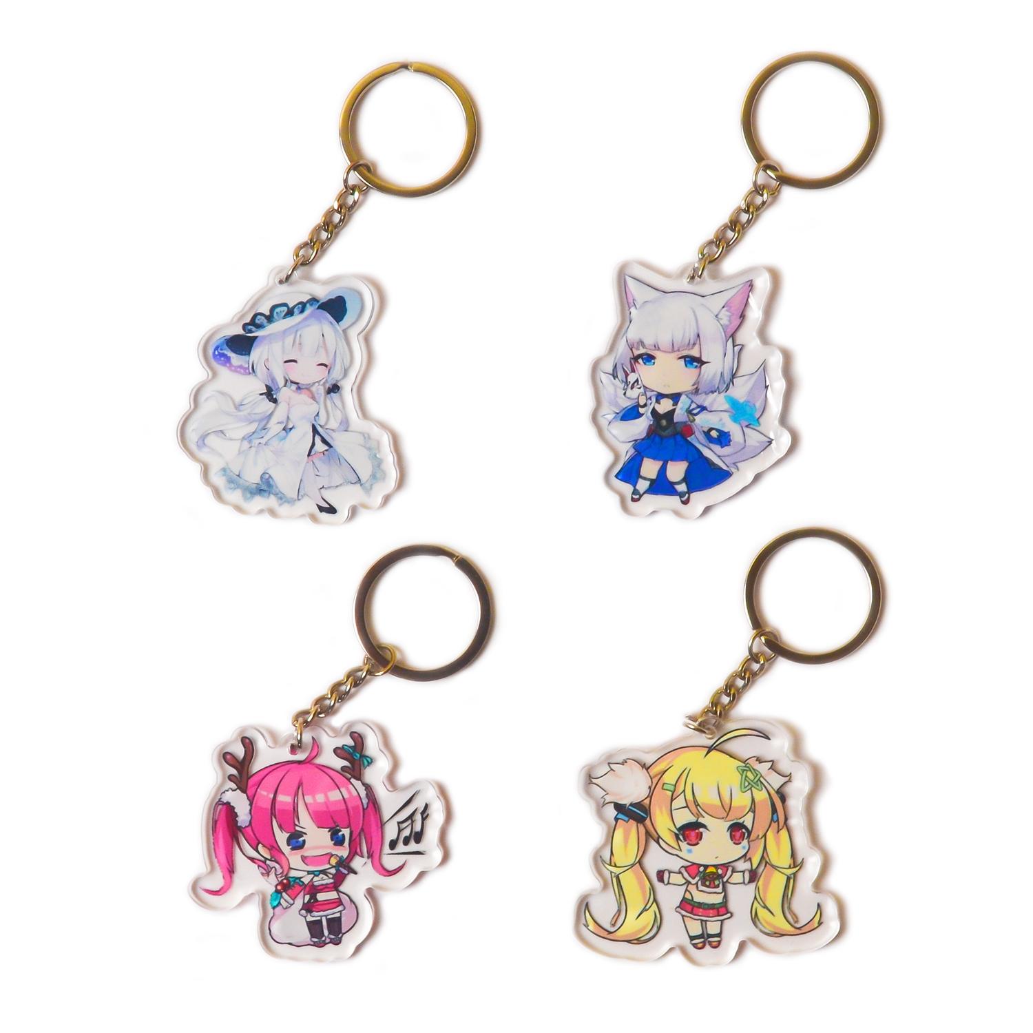 [thanh lý bán lỗ] Móc khóa Anime Acrylic Mica Chibi - Azur Lane [PKA] [KS18]