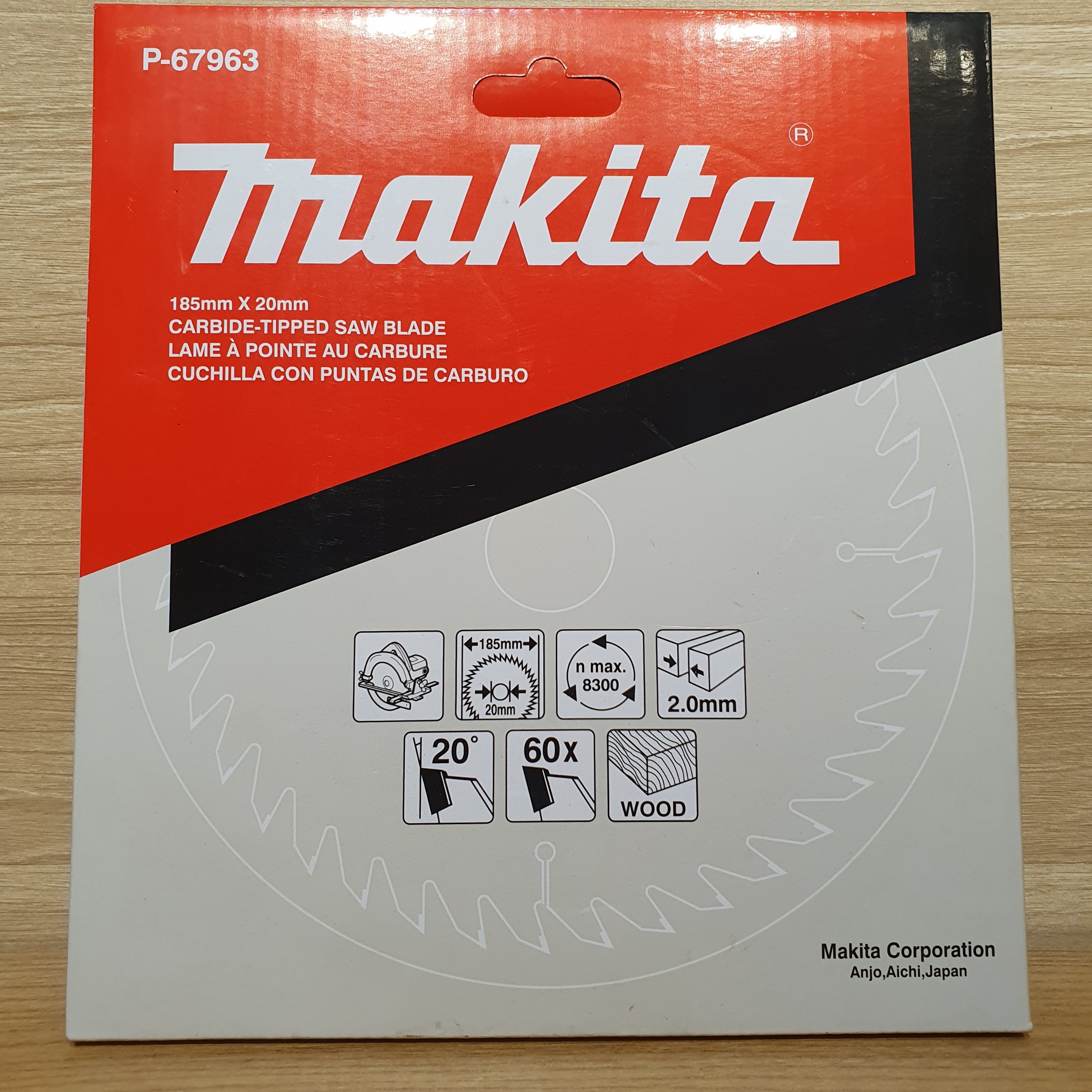 Lưỡi cắt gỗ 60 răng makita p-67963