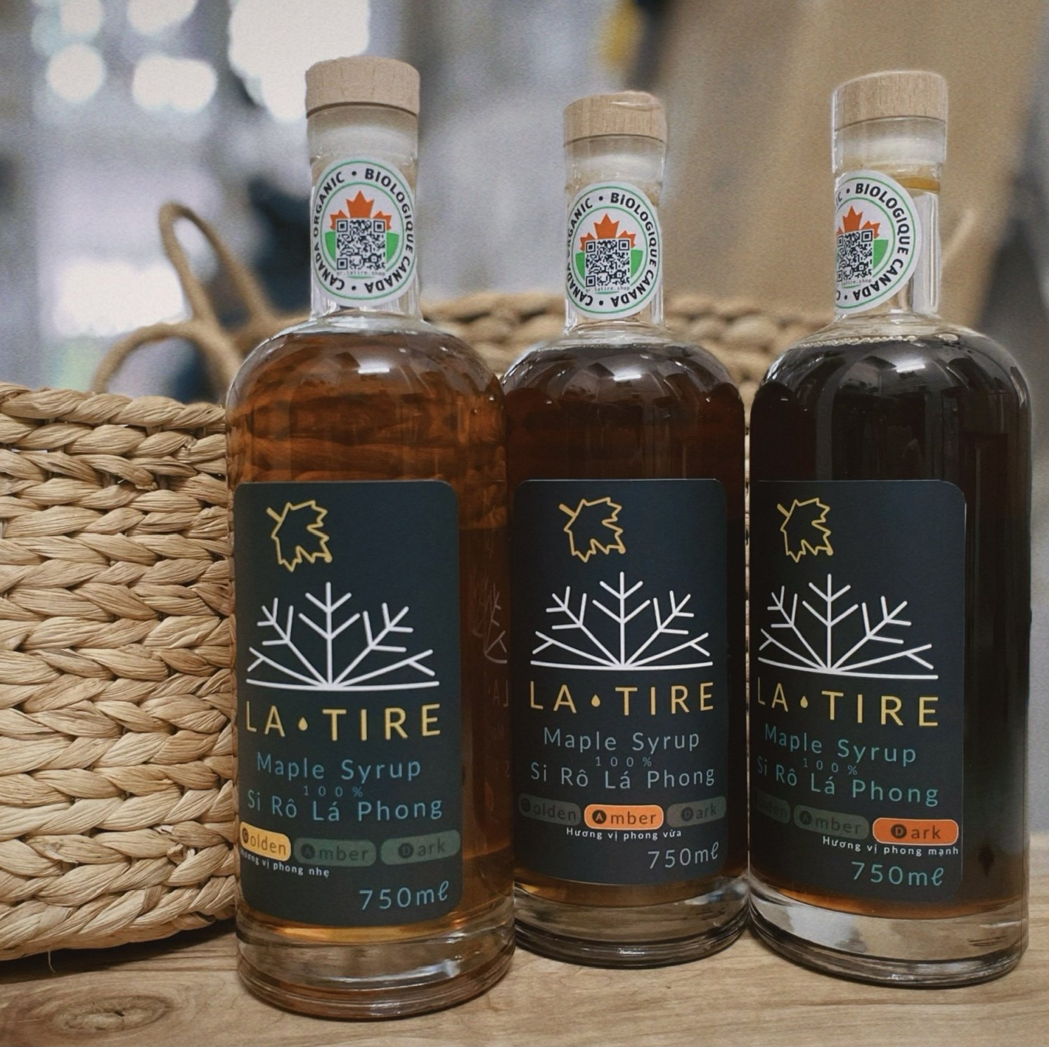 🇨🇦 Maple Syrup ∙ Si rô lá phong 750ml ✦ Vegan 🌱 Organic