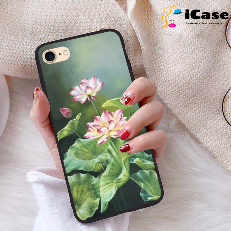 Ốp lưng iPhone 7 viền dẻo TPU BST Sen