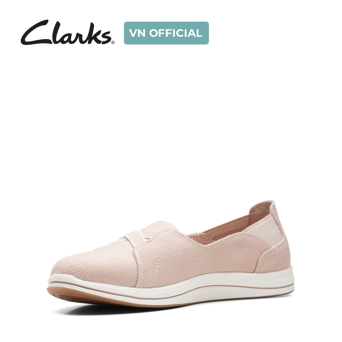 Giày Lười Vải Nữ Clarks - Brinkley Skip