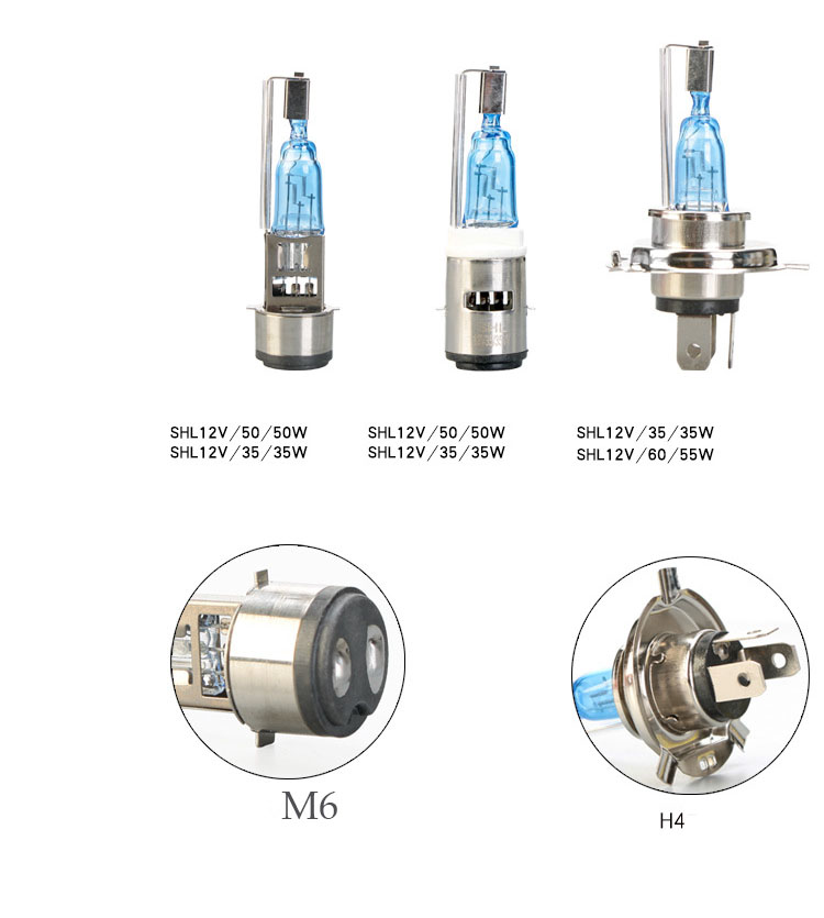 Bóng đèn pha halogen GD110 EN150 SCR HJ125 50W