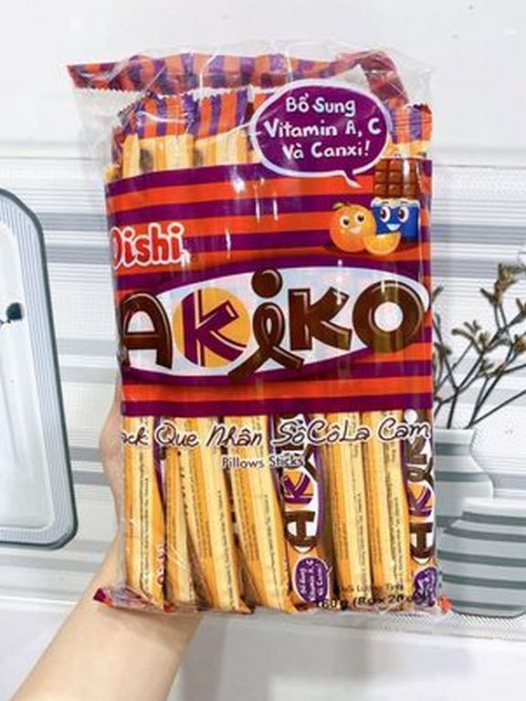 Bánh Akiko Nhân Socola Cam - Siêu Ngon