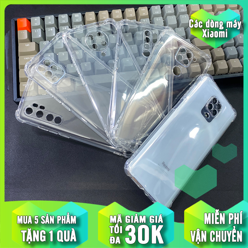 Ốp lưng TPU Trong suốt che camera các dòng Xiaomi - Redmi Note 9S - Note 9 Pro - Mi 10T Pro - Mi 10 Ultra - Poco X3 NFC và nhiều dòng Xiaomi khác