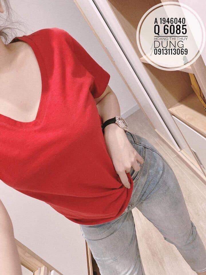 Sỉ áo pull cổ tim chất đũi coton cao cấp