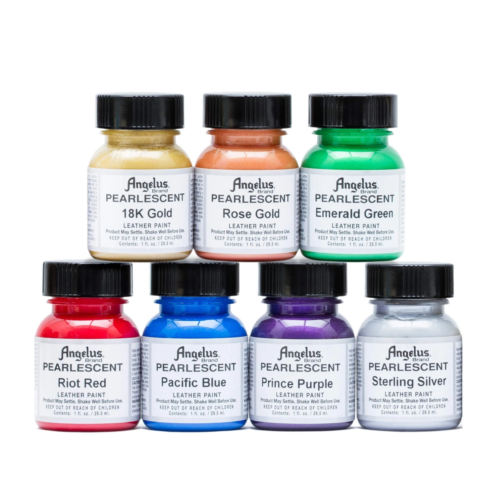 [HCM]Màu vẽ da vải Angelus Leather Paint (Pearlescent) – 29.5ml (1Oz)