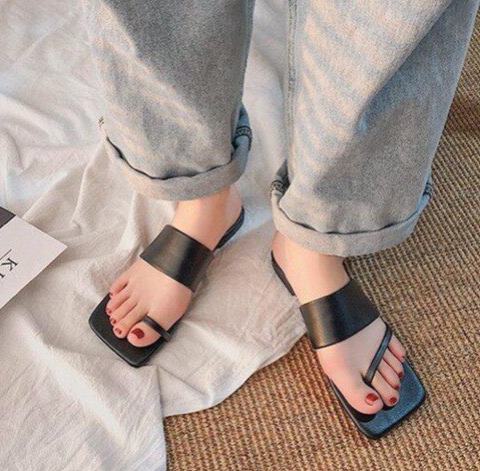 Dép xỏ ngón nữ quai ngang thời trang big size MS 255