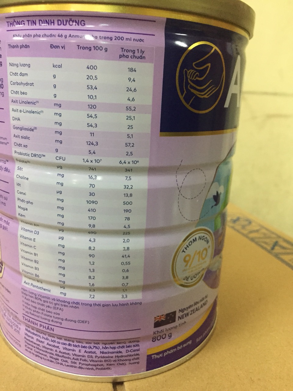 Sữa bầu  Anmum materna socola 800g