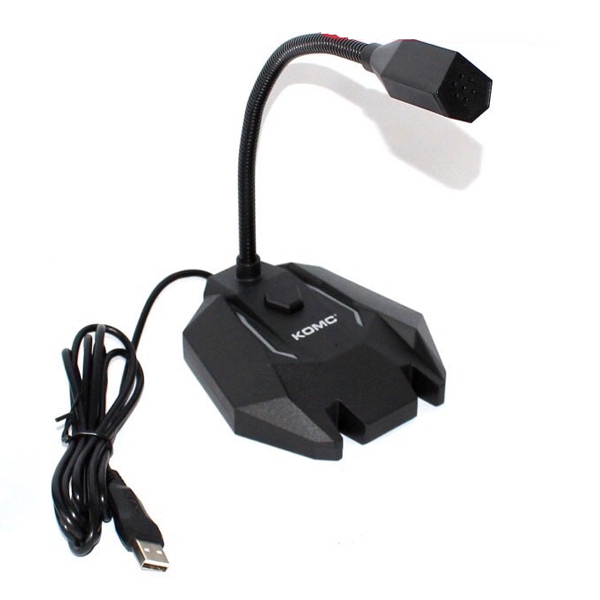 Microphone cổng usb komc m3 led rgb