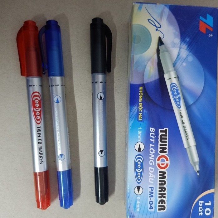 Bút Lông dầu Ceedee PM-04 2 đầu