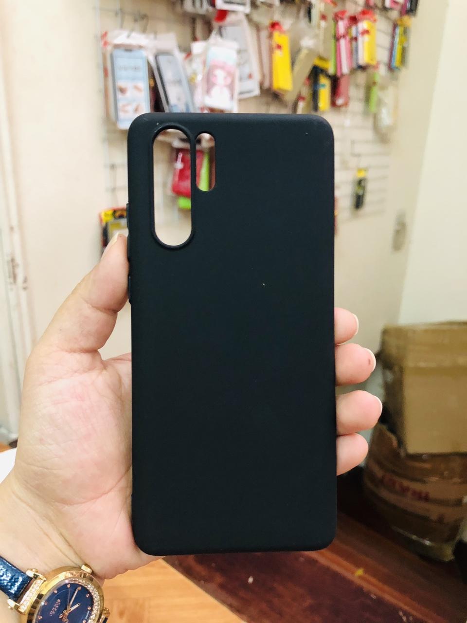 Ốp lưng Huawei P30 Pro silicon dẻo đen cao cấp