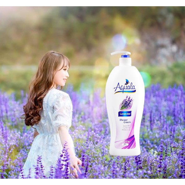 [HCM]Sữa Tắm Aquala Lavender 1200Ml