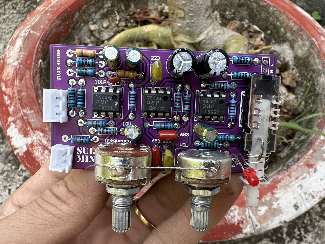 Mạch Lọc Sub MINI có chỉnh tần số cắt