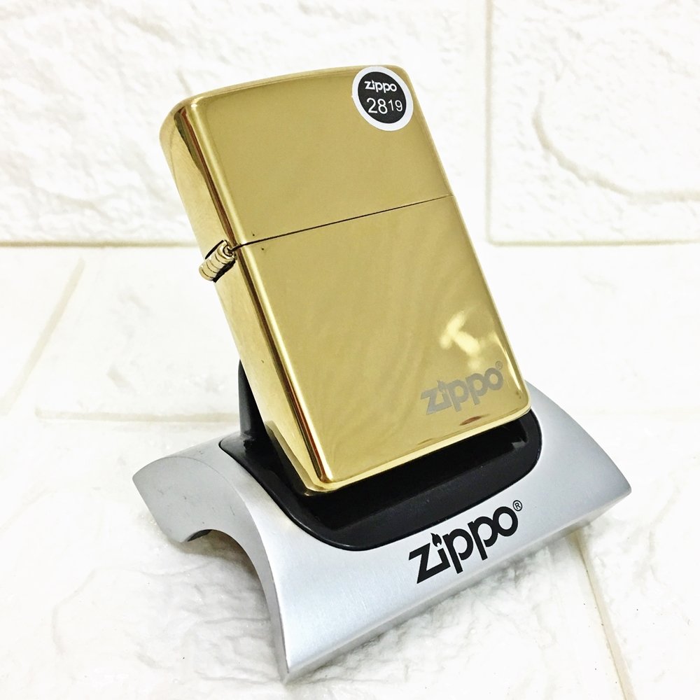 [HCM]BẬT LỬA ZIPPO USA TRƠN BÓNG - RUỘT USA (CÓ TEM ĐỎ VÀ TEM GIÁ ĐÔ) - (XÀI XĂNG) #VÀNG