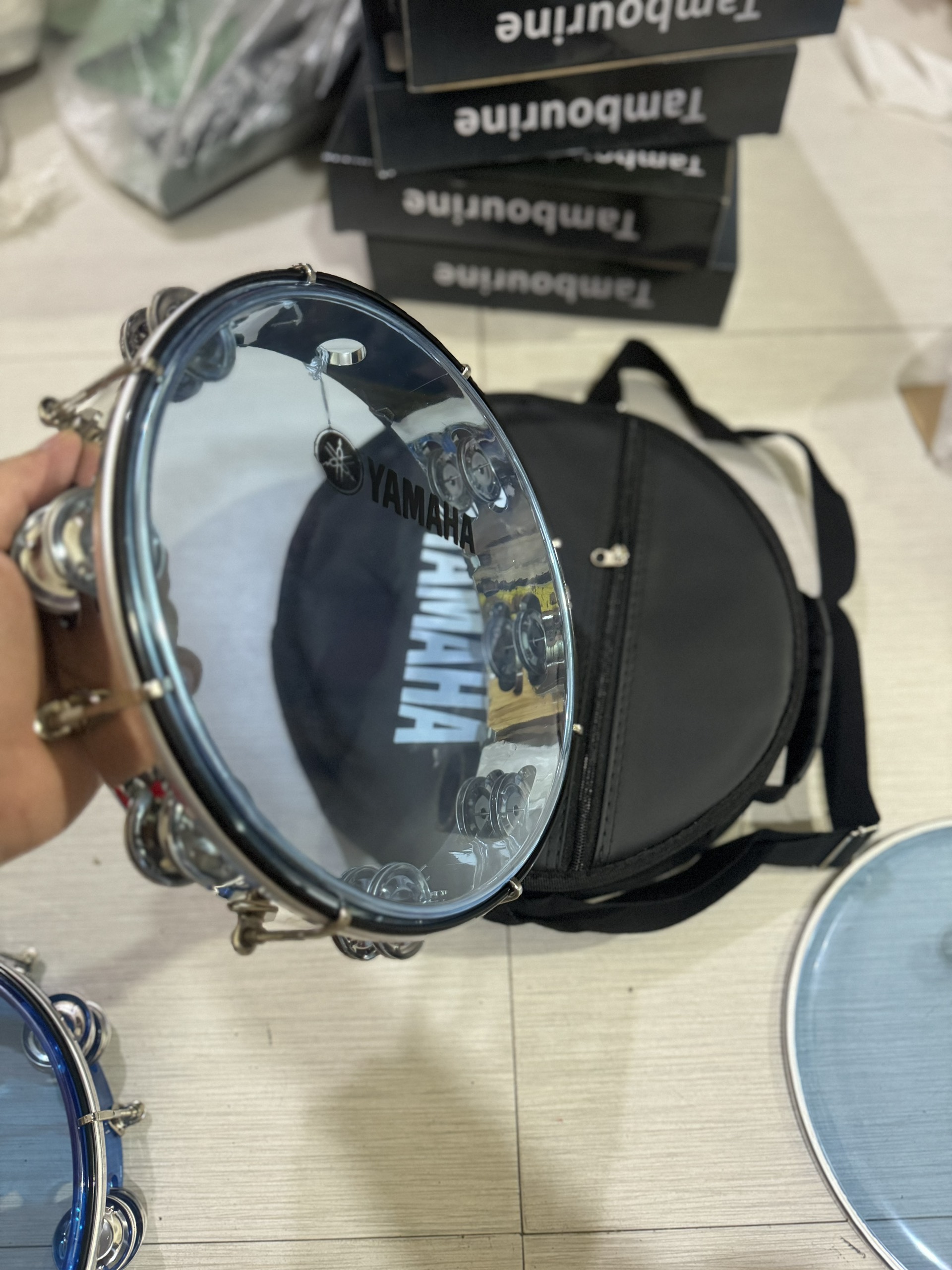 Trống gõ bo yamaha viền đen