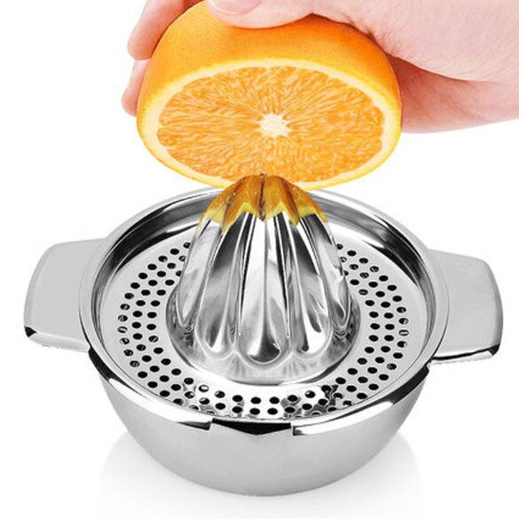 Dụng cụ vắt cam bằng inox tiện dụng - vắt cam bằng tay - đồ vắt cam inox