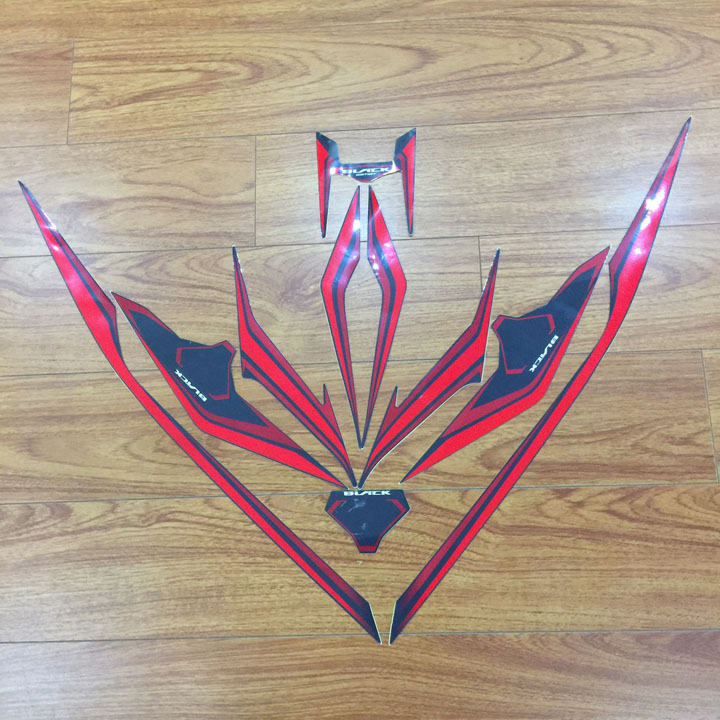 Bộ Tem dán trang trí xe máy Airblade 125 ( 2017+2018) decal dán xe máy