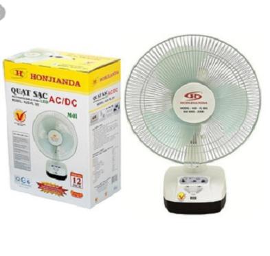 QUẠT SẠC TÁC ĐIỆN HONJIANDA FL 301 (1 BÌNH CÓ CỔNG SẠC USB )