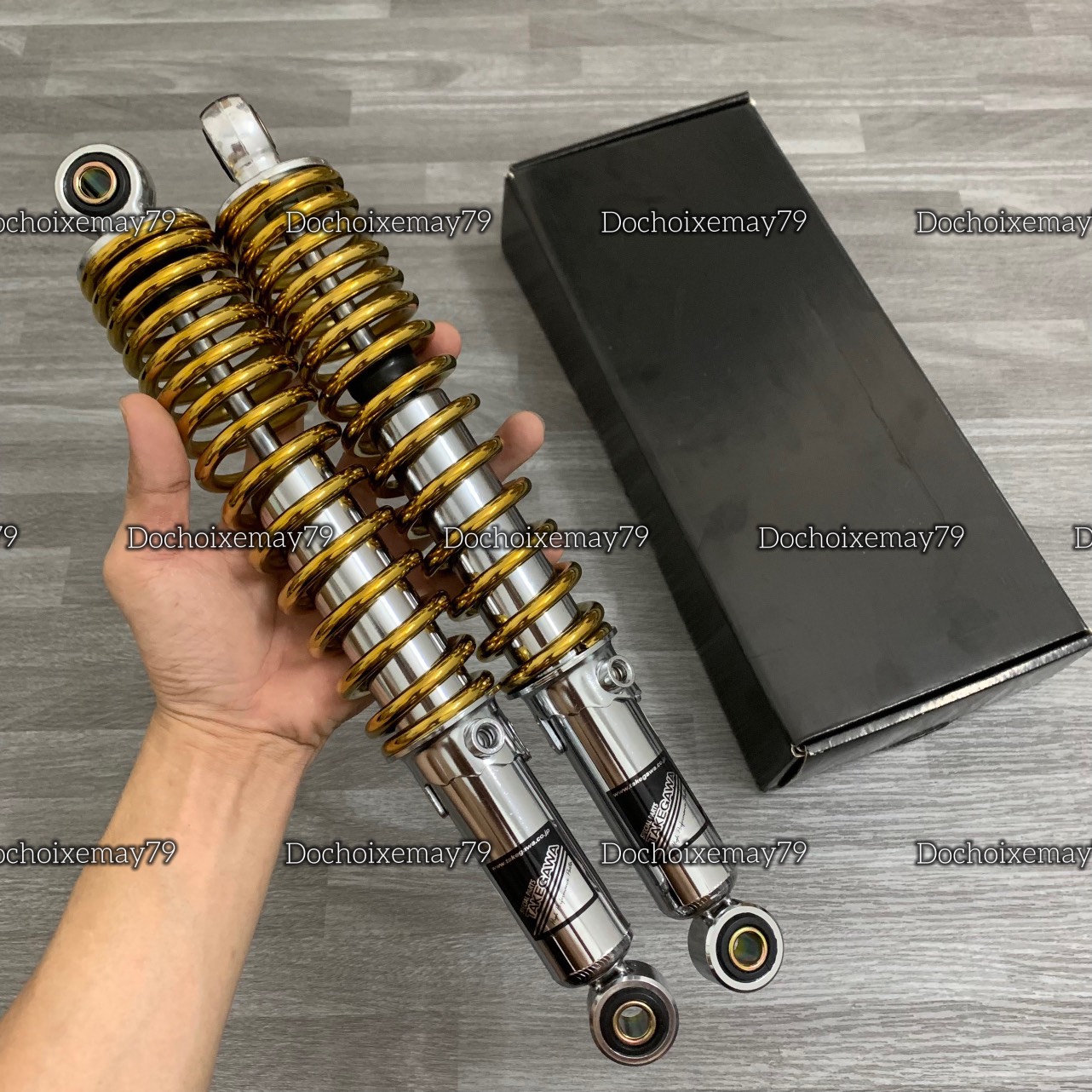 Phuộc sau Takegawa gắn Wave Dream Future Fuled Cub