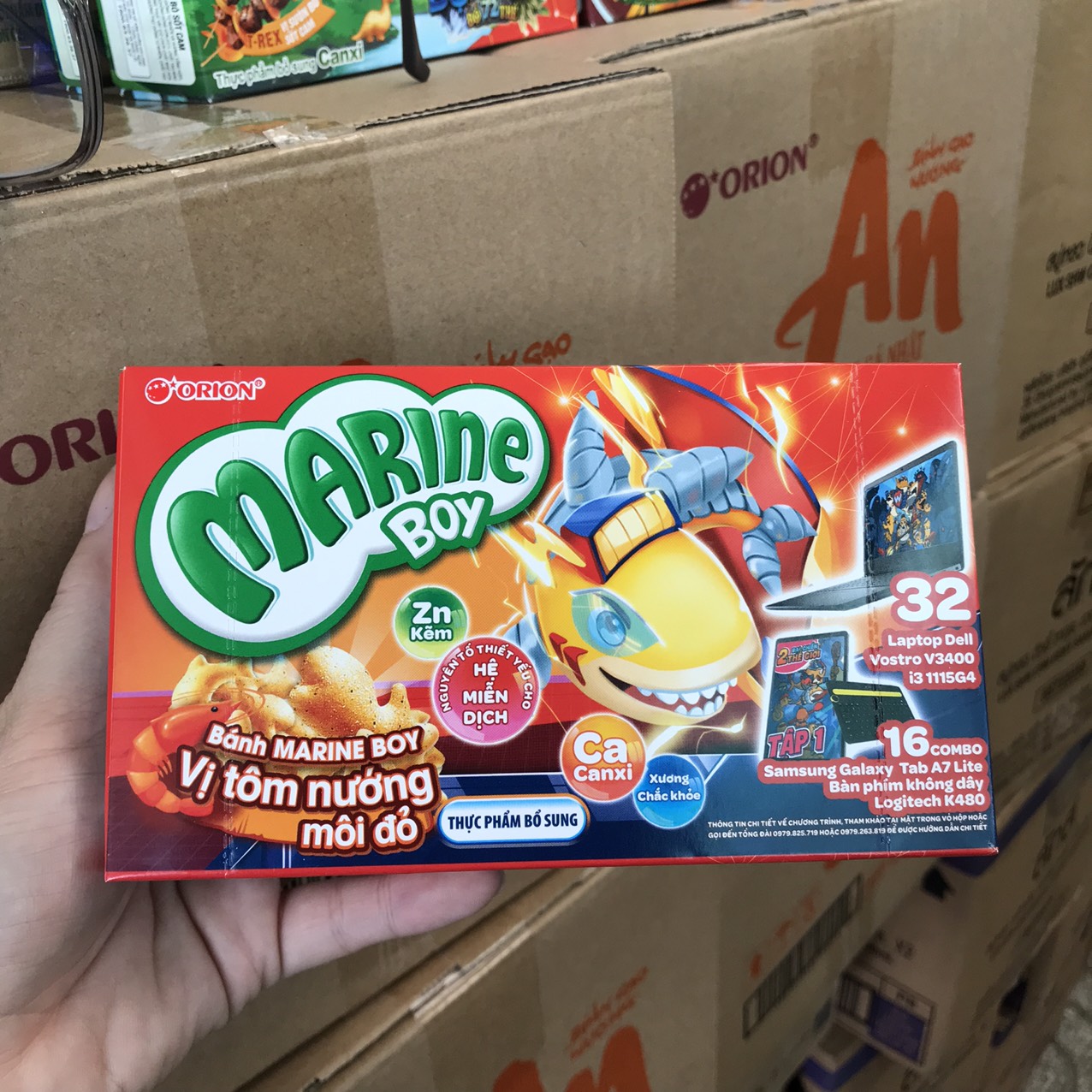 BÁNH CÁ MARINE BOY 35g